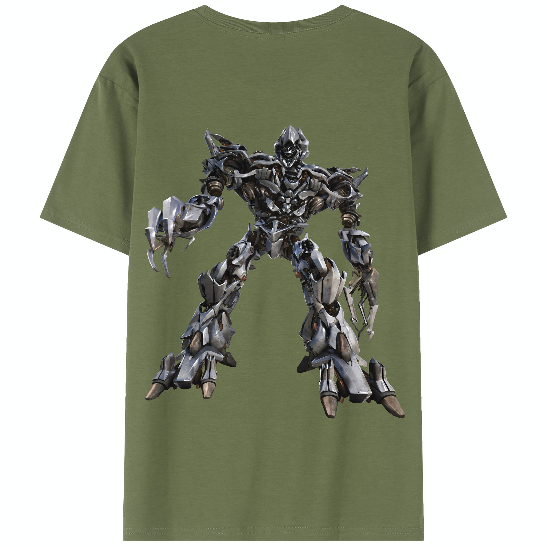 （画像用） Transformers トランスフォーマー 綿100％半袖Tシャツ（背面プリント）